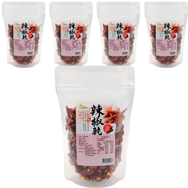 超賀 極品辣椒乾, 100g, 5包