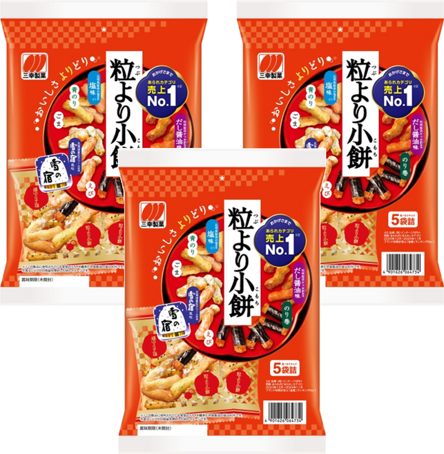 Sanko 三幸製菓 小粒餅米果 80g, 3包