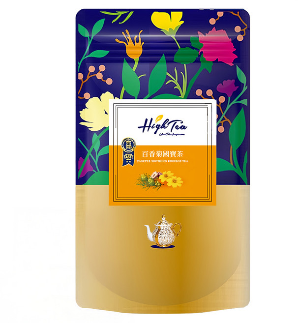 High Tea 伂橙 百香菊國寶茶, 12包, 1袋, 2.5g