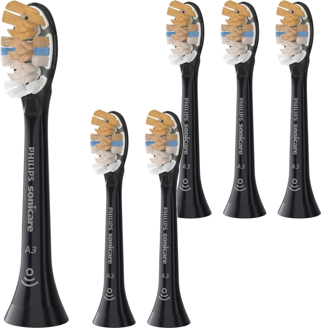 PHILIPS 飛利浦 sonicare 頂級多效合一刷頭 黑色, HX9093/96, 6個