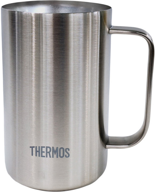 THERMOS 膳魔師 不銹鋼冰沁馬克杯 600ml, 銀色, 1個
