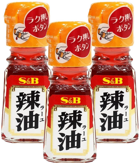 S&B 愛思必 辣油, 31g, 3瓶