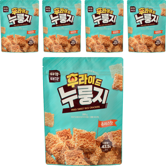 Tigak Taegak 鍋巴餅乾 吉拿棒口味, 200g, 5包