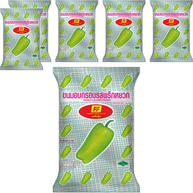 Fashion Food 青椒餅乾, 58g, 6入