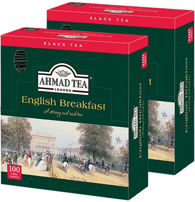AHMAD TEA 英式早餐茶茶包, 2g, 100包, 2盒