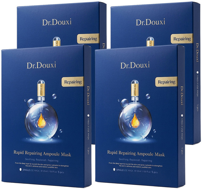 Dr.Douxi 朵璽 瞬效彈潤修護安瓶面膜, 5片, 4盒