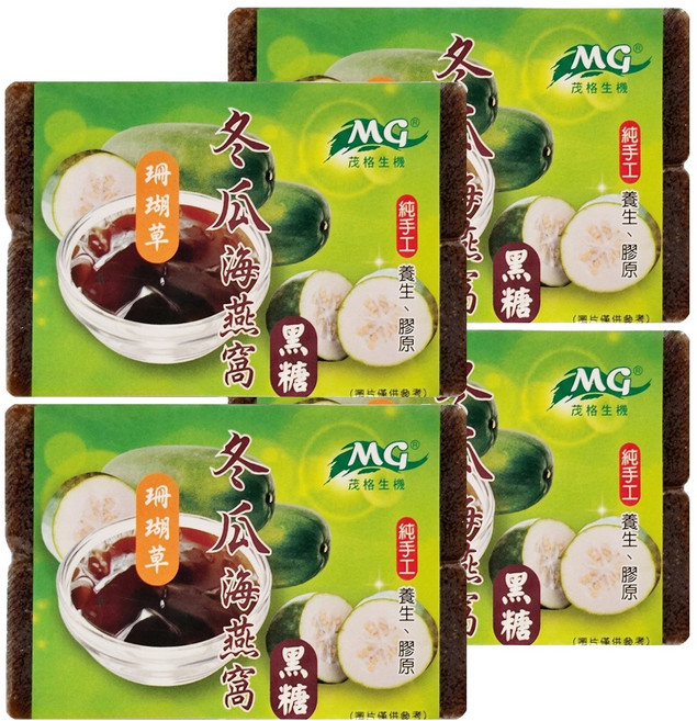 茂格生機 黑糖冬瓜珊瑚草 海燕窩, 280g, 4包