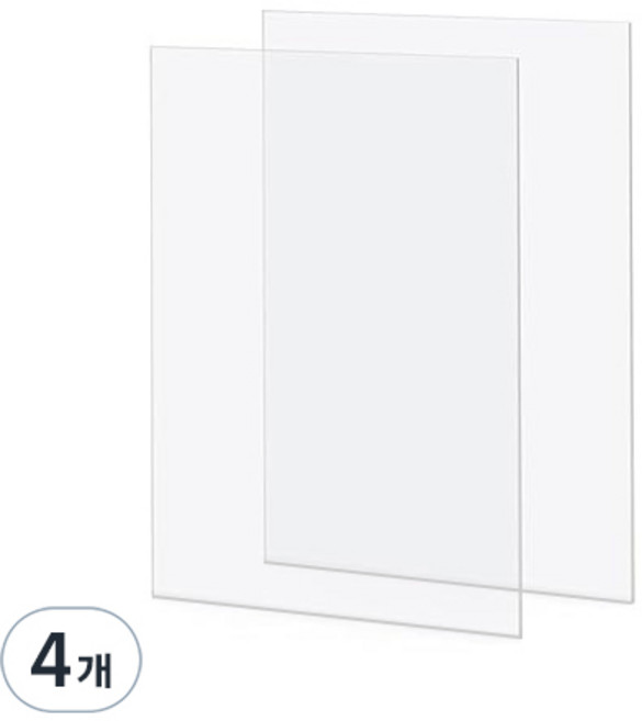 O-ON 半透明PP板 1.5T 297 x 210 mm, 4個