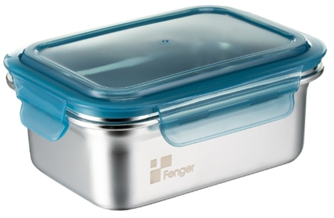 Fenger 可微波不鏽鋼保鮮盒 1.2L, 容器 + 蓋子, 1個