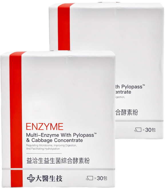 大醫生技 益洽生益生菌綜合酵素粉, 30包, 1g, 2盒