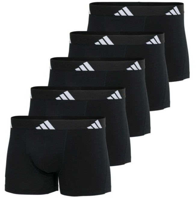 adidas 愛迪達 男款 平口內褲 5件組 4AM019-000
