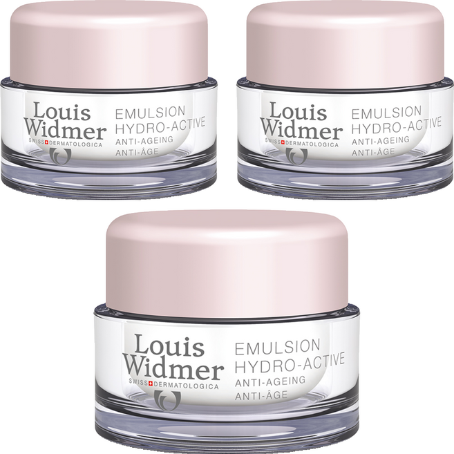 Louis Widmer 保濕活膚乳液 無香, 50ml, 3個