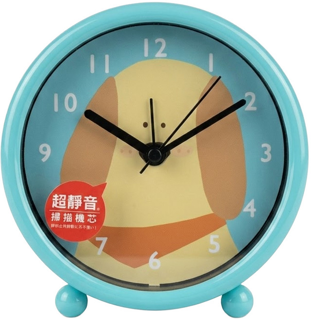 Kinyo 鬍鬚家族小鬧鐘 ACK-7105, 藍色
