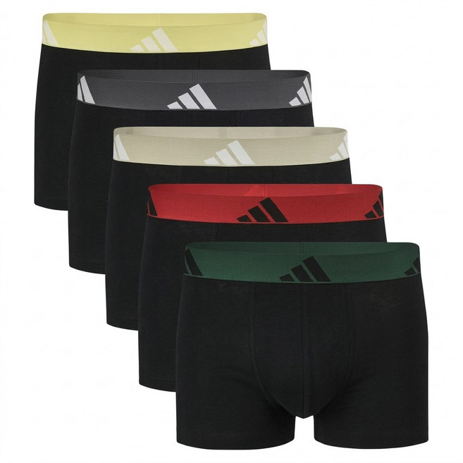 adidas 愛迪達 男款 平口內褲 5件組 4AM019-904