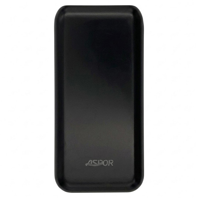 ASPOR PD+QC 數顯快充行動電源 13000mAh Type-C USB, A391PD, 黑色