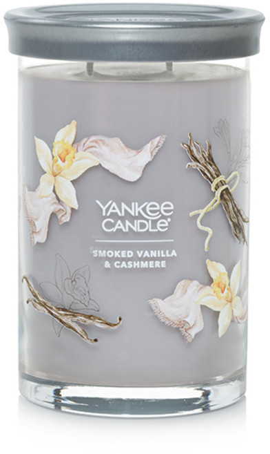 YANKee CANDLe 經典玻璃罐香氛蠟燭, 煙燻香草與喀什米爾, 567g, 1個