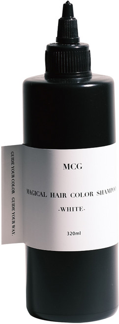 MCG 米璽聚 彩染精靈護色靚露 魔王白, 1瓶, 320ml