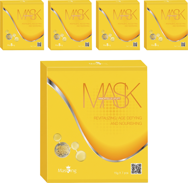 MasKing 膜靚 緊緻彈力面膜, 7片, 5盒