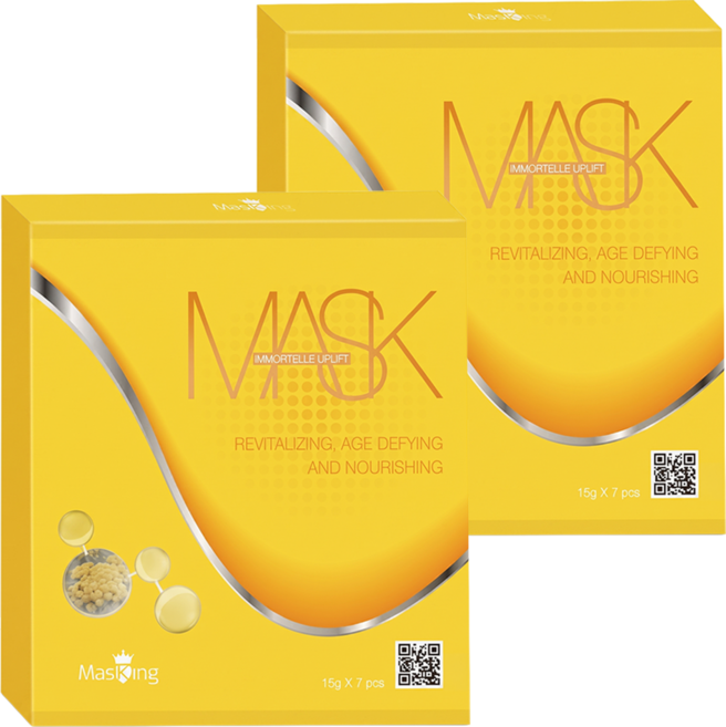 MasKing 膜靚 緊緻彈力面膜, 7片, 2盒