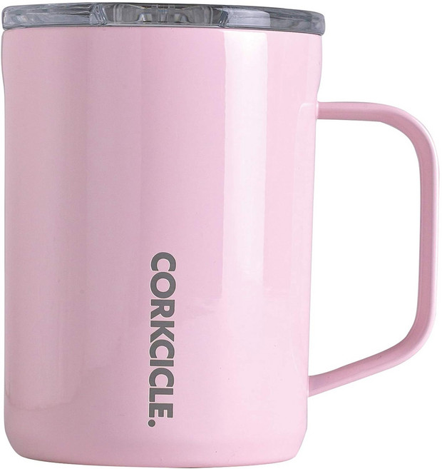 CORKCICLE. 酷仕客 三層真空咖啡杯 475ml, 玫瑰石英粉, 1個
