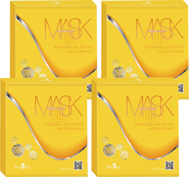 MasKing 膜靚 緊緻彈力面膜, 7片, 4盒