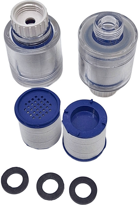 Water More 水摩爾 透明PP濾棉沐浴過濾器, 1組, 無味