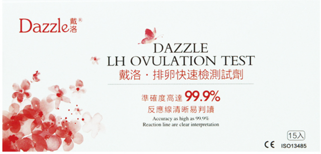 Dazzle 戴洛 排卵快速檢測試劑, 15入, 1盒