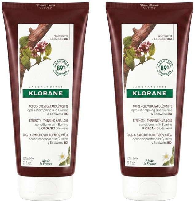 KLORANE 蔻蘿蘭 養髮強韌護髮素, 200ml, 2條