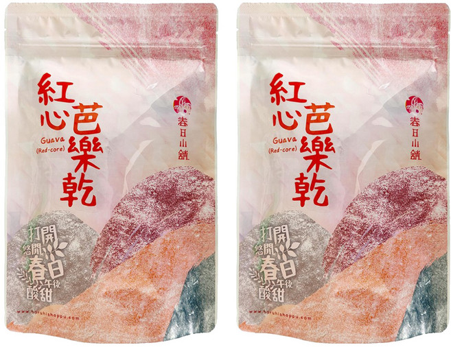 HARUHI SHOPPU 春日小舖 紅心芭樂乾, 150g, 2包