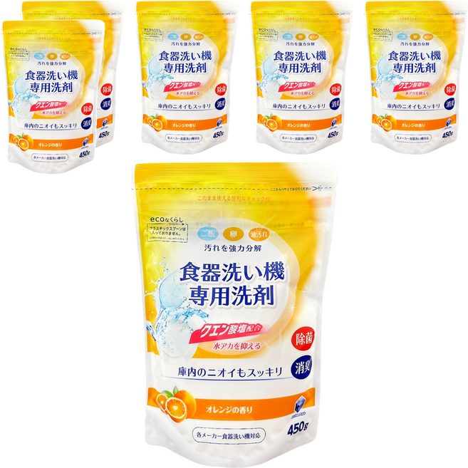 第一石鹼 Kitchen Club 洗碗機專用清潔劑, 450g, 6包