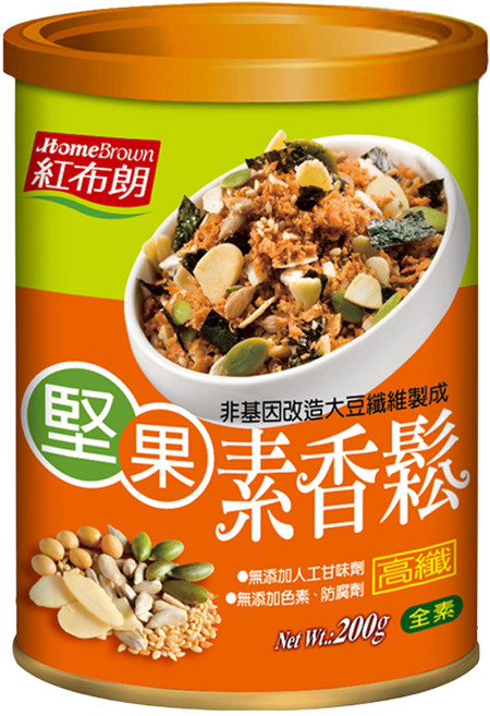 HomeBrown 紅布朗 堅果素香鬆, 200g, 1罐