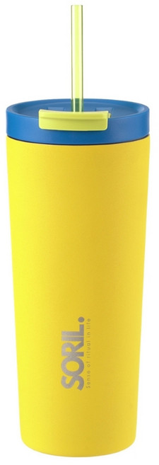 SORIL. 防漏密封隨行杯, 亮黃色, 710ml, 1個