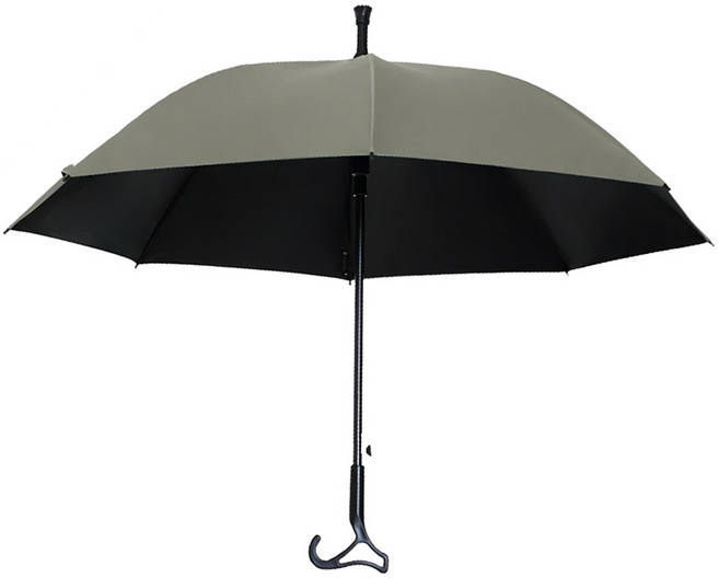 Twin Dragon 雙龍牌 省力工學降溫黑膠手杖傘