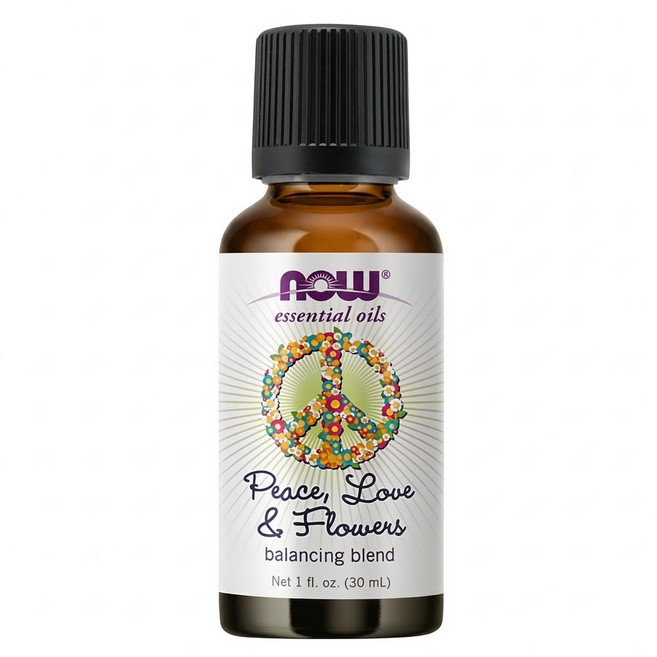NOW Foods 愛情芬芳複方純精油, 甜橙 + 依蘭依蘭 + 廣藿香, 30ml, 1瓶