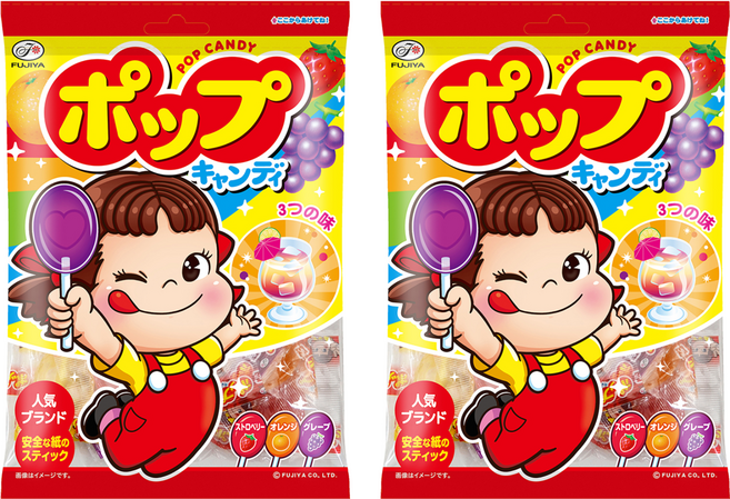 FUJIYA 不二家 POP棒棒糖, 128g, 2包