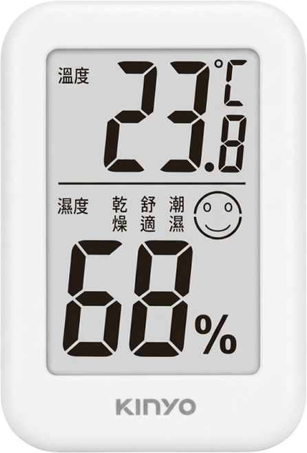 Kinyo 電子式溫溼度計 TC-14, 單色, 1個