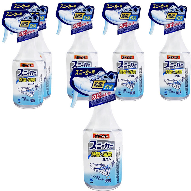 KOBAYASHI 小林製藥 Odoita 鞋用除菌消臭噴霧, 6瓶, 250ml