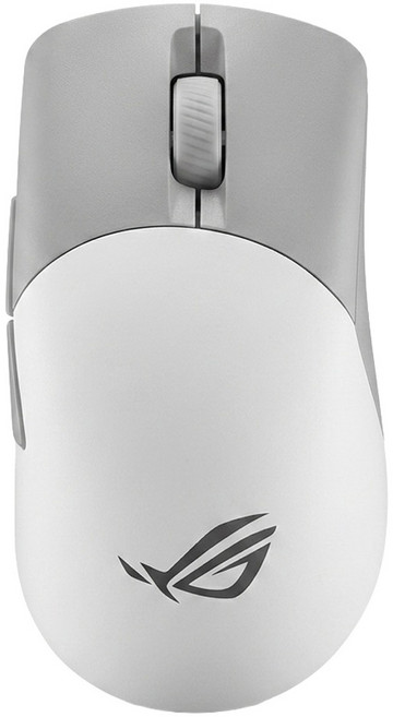 ASUS 華碩 ROG Keris Wireless AIMPOINT 電競 Wireless 滑鼠 白色 P709 RGB Lighting 左右手通用 光學感測器 3鍵 三模 相容 Windows PC/macOS