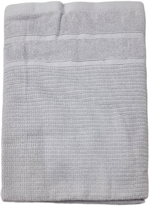 LCW HOME 純棉大浴巾 100 x 150cm, 淺灰色, 1條