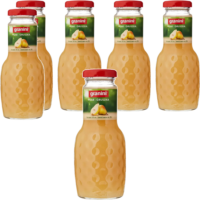 granini 酒窩西洋梨汁, 250ml, 6瓶