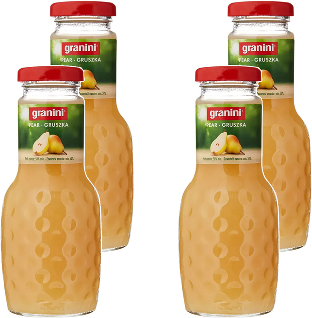 granini 酒窩西洋梨汁, 250ml, 4瓶