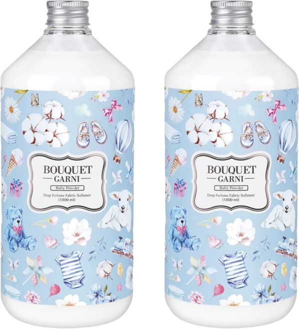 BOUQUET GARNI 璞珈妮衣物香氛柔軟精 寶寶香, 1L, 2瓶