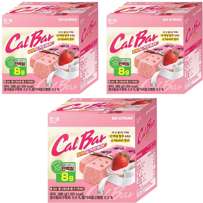 HAITAI 海太 Calorie Balance 優格莓果 7入, 266g, 3個