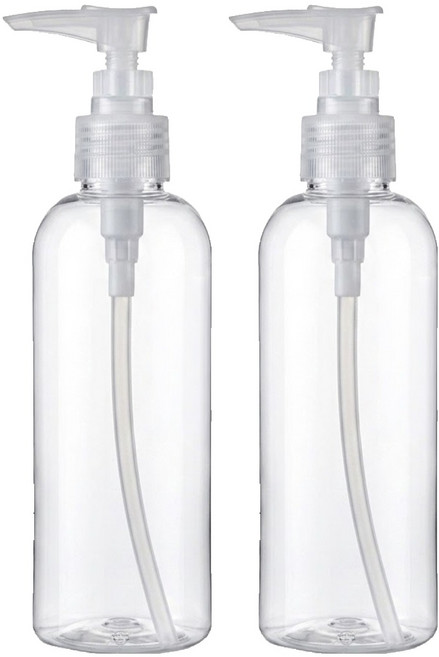 台灣 COSMOS 乳液瓶 #HY200A 200ml, 透明色, 2個