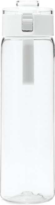 MUJI 無印良品 攜帶式透明水壺, 透明色, 800ml, 1個
