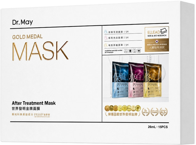 Dr.May 美博士 專業金牌面膜禮盒, 1組, 15入
