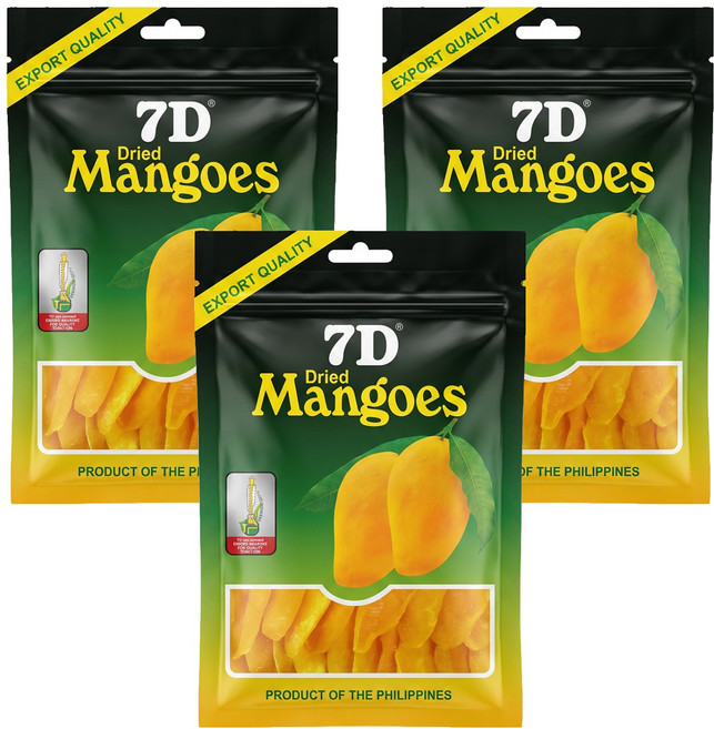 7D Mangoes 宿霧芒果乾, 70g, 3包