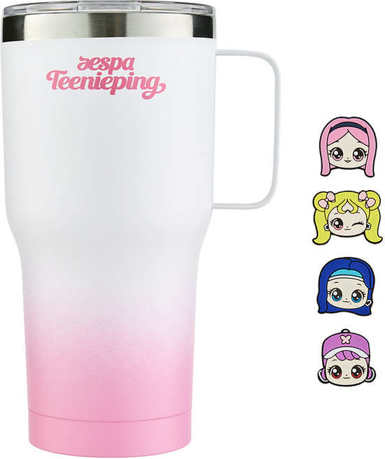 Catch Teenieping aespa 隨行杯裝飾組