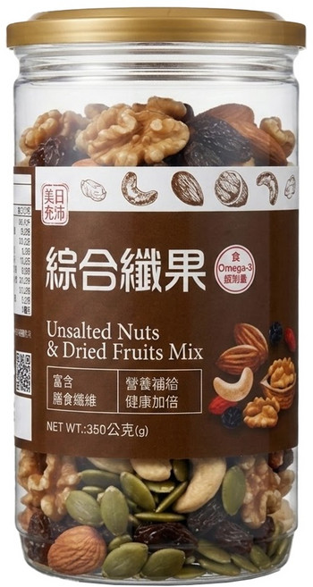 美日充沛 綜合纖果罐, 350g, 1罐