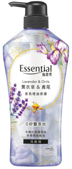 Essential 逸萱秀 香氛精油修護洗髮精 薰衣草&鳶尾, 700ml, 1瓶